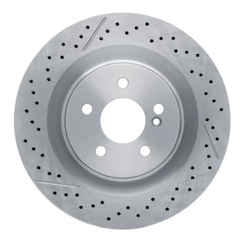 Dfc 05-11 Mercedes-Benz Slk55 Amg Rear Drilled And Slotted Brake Rotor 1