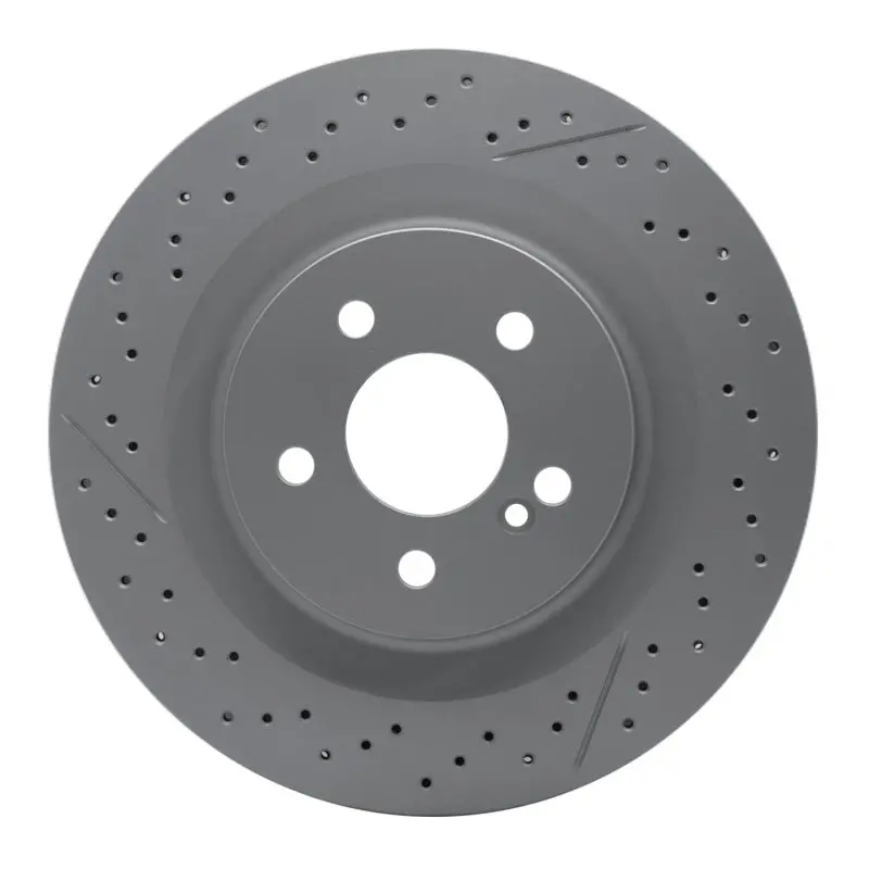 Dfc 05-11 Mercedes-Benz Slk55 Amg Rear Drilled Geospec Coated Rotor And Slotted 1