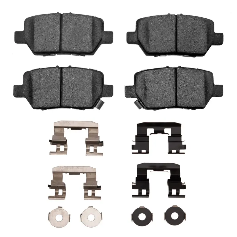 Dfc 05-12 Acura Rl Rear 4000 Hybridynamic Brake Pads And Hardware Kit 1