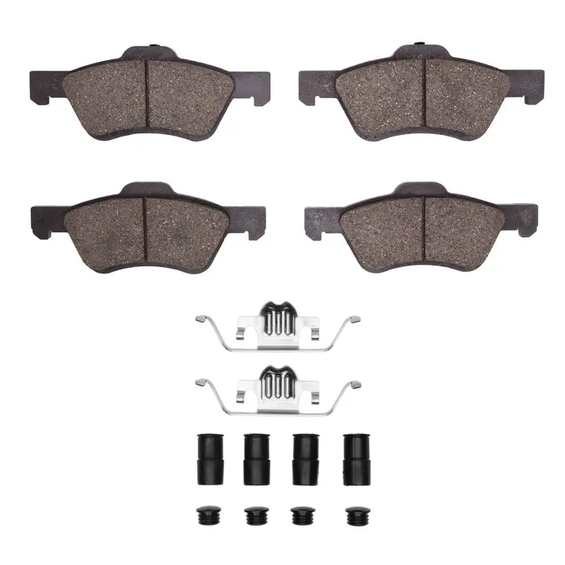 Dfc 05-12 Ford Escape Front 4000 Hybridynamic Brake Pads And Hardware Kit 1