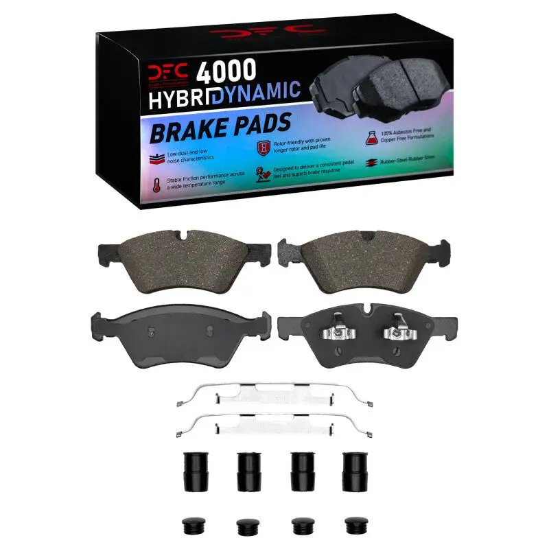 Dfc 05-12 Mercedes-Benz Ml350 Front 4000 Hybridynamic Brake Pads And Hardware Kit 1