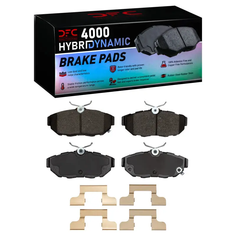 Dfc 05-14 Ford Mustang Rear 4000 Hybridynamic Brake Pads And Hardware Kit 1