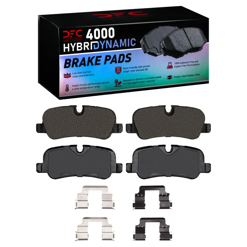Dfc 05-16 Land Rover Lr4 Rear 4000 Hybridynamic Brake Pads And Hardware Kit 1