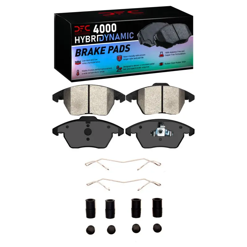 Dfc 05-19 Volkswagen Bora (Mexico)/Beetle/Jetta Sedan Front 4000 Hybridynamic Pads & Hardware Kit 1