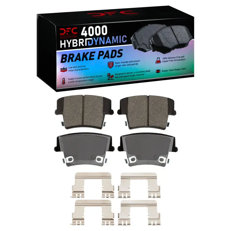 Dfc 05-23 Chrysler 300 Rear 4000 Hybridynamic Brake Pads And Hardware Kit 1