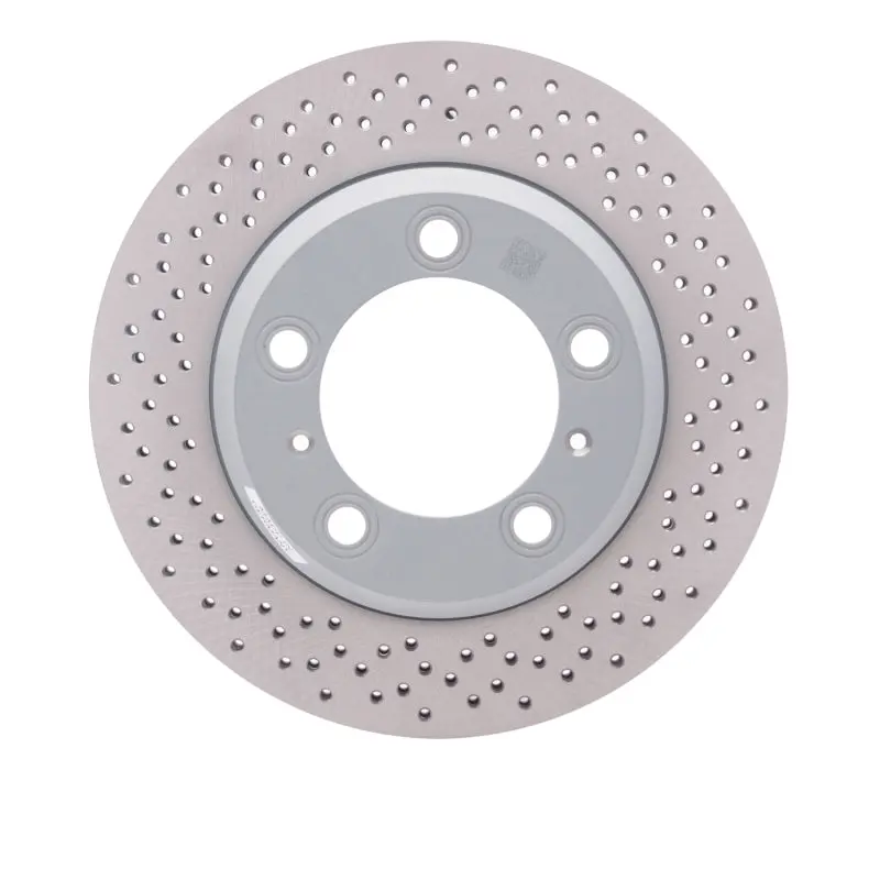 Dfc 05-23 Porsche Cayman Rear Drilled Hi-Carbon Alloy Geomet Coated Rotor 1