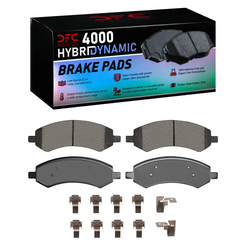 Dfc 05-24 Chrysler Aspen Front 4000 Hybridynamic Brake Pads And Hardware Kit 1