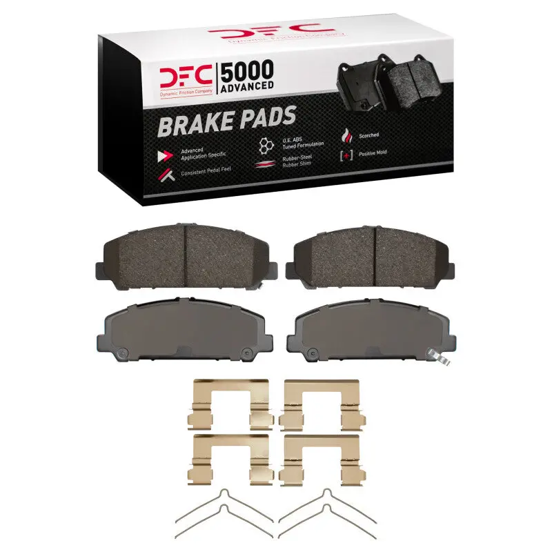 Dfc 05-24 Nissan Titan Front 5000 Advanced Ceramic Brake Pads And Hardware Kit 1