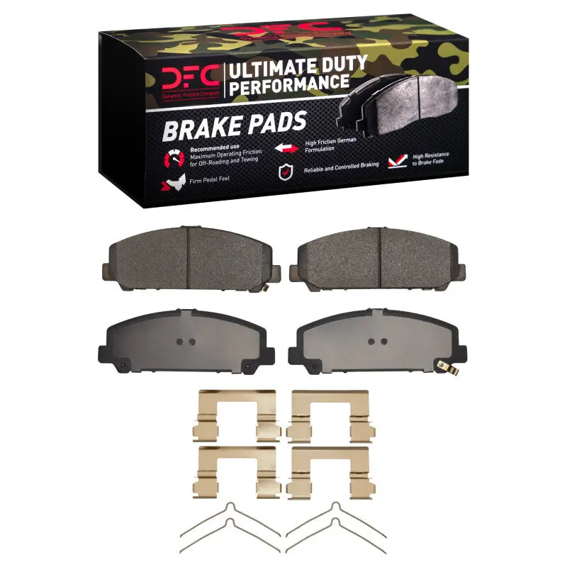 Dfc 05-24 Nissan Titan Front Ultimate Duty Performance Brake Pads And Hardware Kit 1