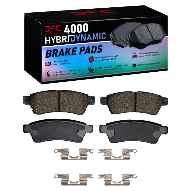 Dfc 05-25 Nissan Frontier Rear 4000 Hybridynamic Brake Pads And Hardware Kit 1