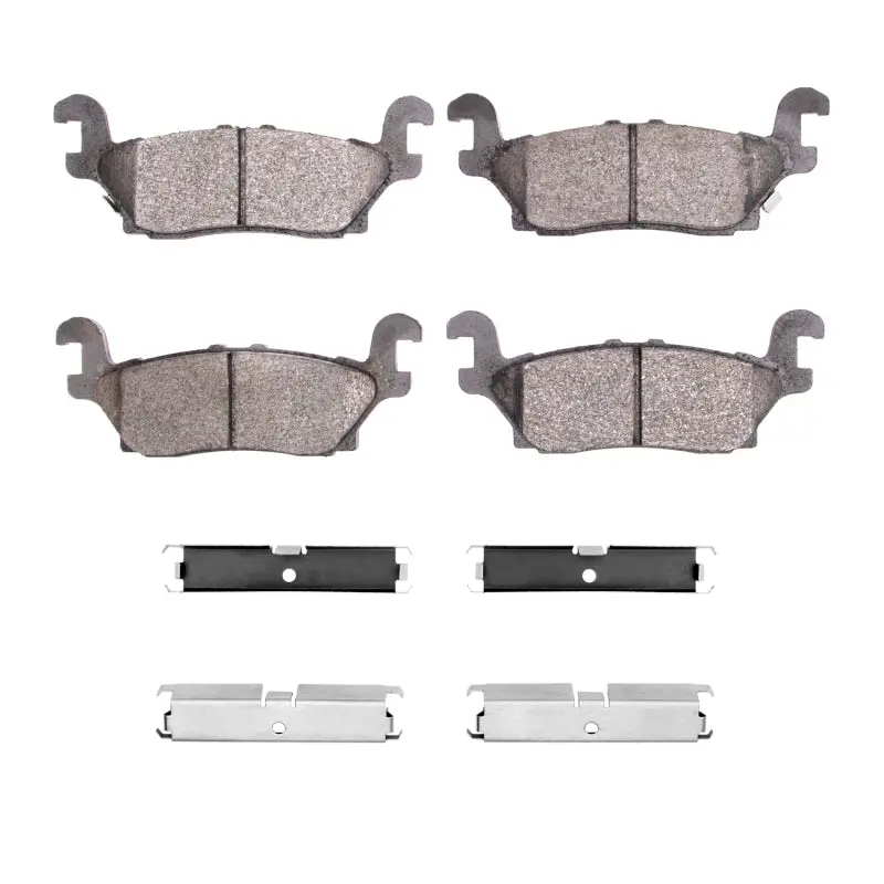 Dfc 06-10 Hummer H3t Rear 4000 Hybridynamic Brake Pads And Hardware Kit 1