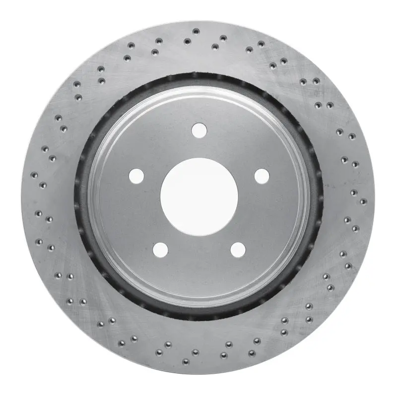 Dfc 06-13 Cadillac Xlr Rear Drilled Brake Rotor 1