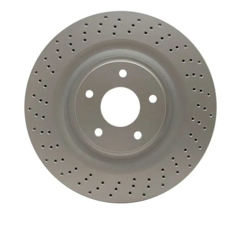 Dfc 06-13 Chevrolet Corvette Front Drilled Geospec Coated Rotor 1