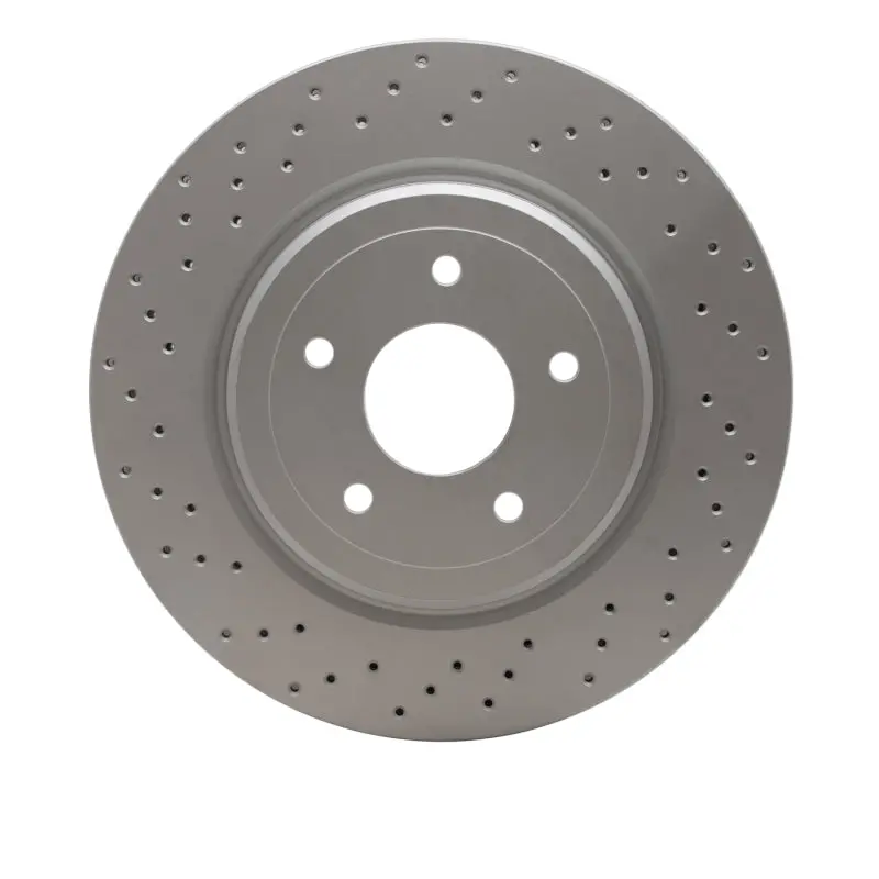 Dfc 06-13 Chevrolet Corvette Rear Drilled Geospec Coated Rotor 1