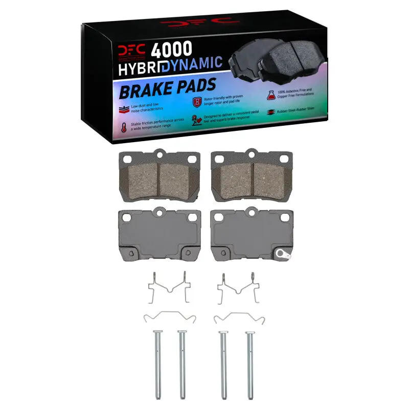 Dfc 06-13 Lexus Gs460 Rear 4000 Hybridynamic Brake Pads And Hardware Kit 1
