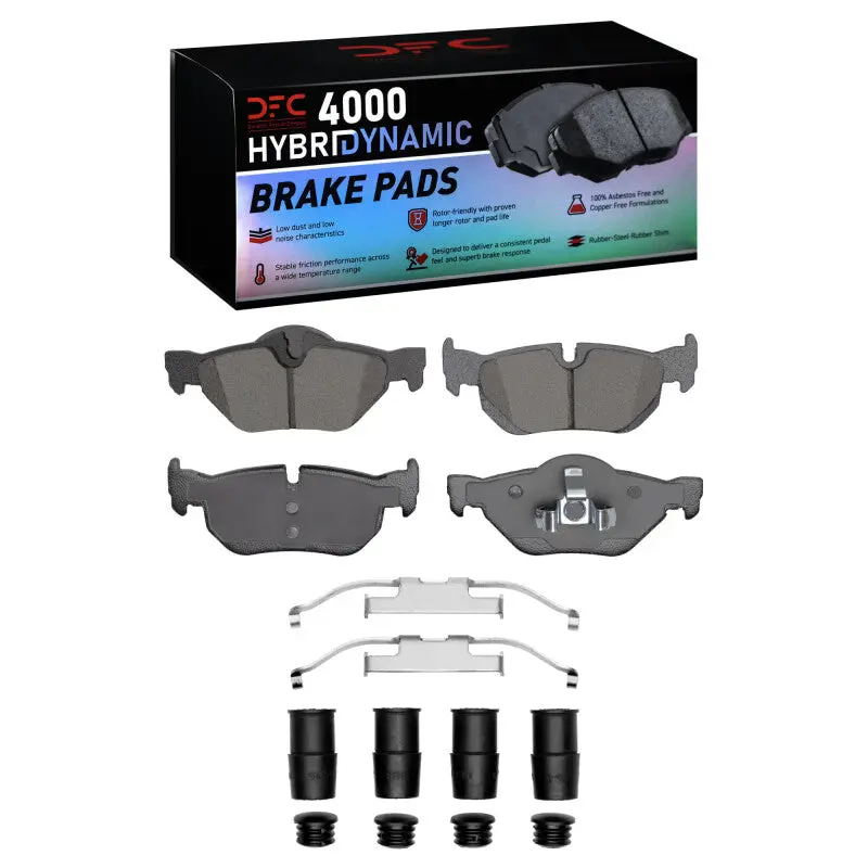 Dfc 06-15 Bmw X1 (Mexico) Rear 4000 Hybridynamic Brake Pads And Hardware Kit 1
