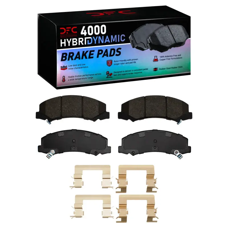 Dfc 06-16 Buick Lucerne Front 4000 Hybridynamic Brake Pads And Hardware Kit 1