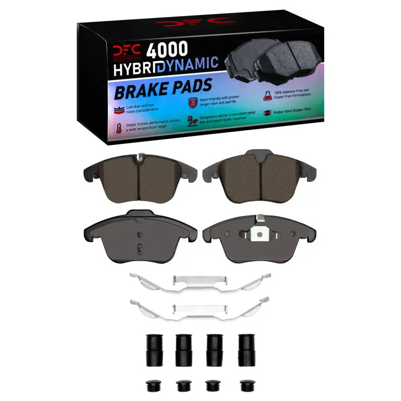 Dfc 06-18 Jaguar S-Type Front 4000 Hybridynamic Brake Pads And Hardware Kit 1