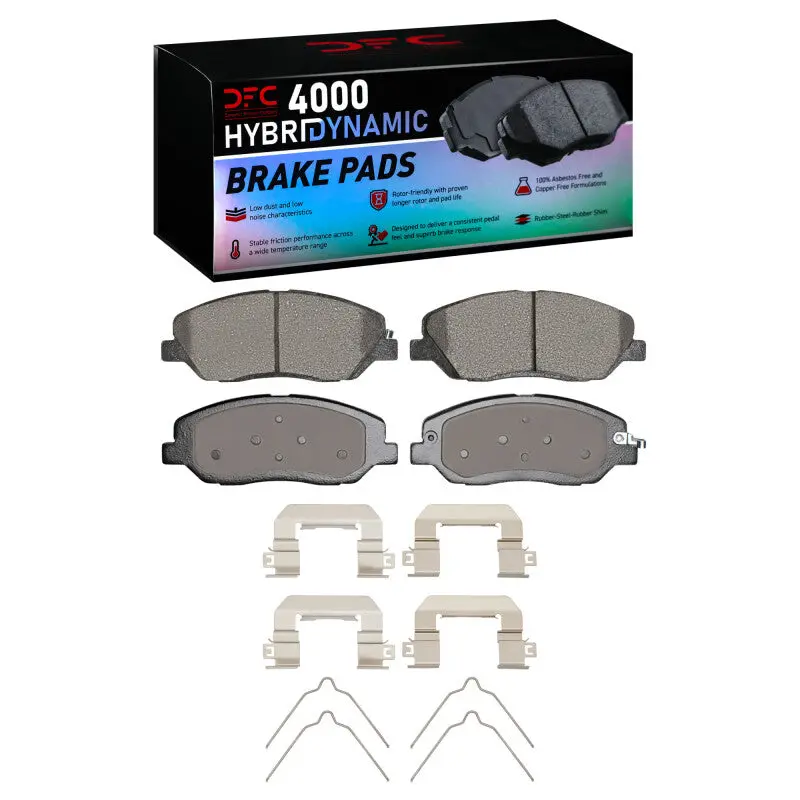 Dfc 06-19 Hyundai Santa Fe Front 4000 Hybridynamic Brake Pads And Hardware Kit 1