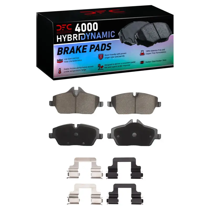 Dfc 06-24 Bmw 120I (Mexico) Front 4000 Hybridynamic Brake Pads And Hardware Kit 1