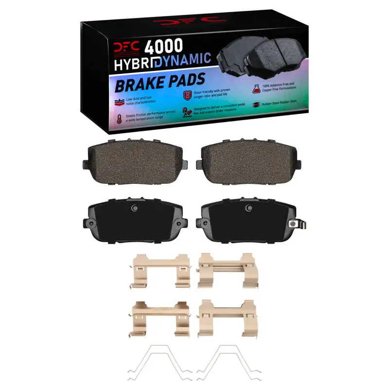 Dfc 06-25 Mazda Mx-5 Miata Rear 4000 Hybridynamic Brake Pads And Hardware Kit 1