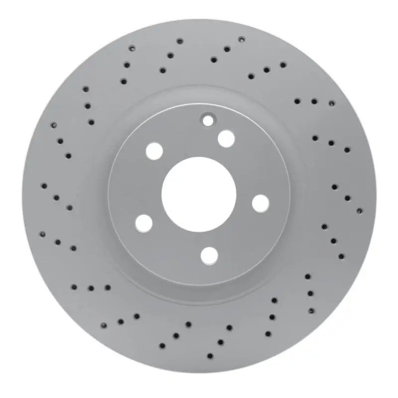 Dfc 07-13 Mercedes-Benz S400 (Usa) Front Drilled Geospec Coated Rotor 1