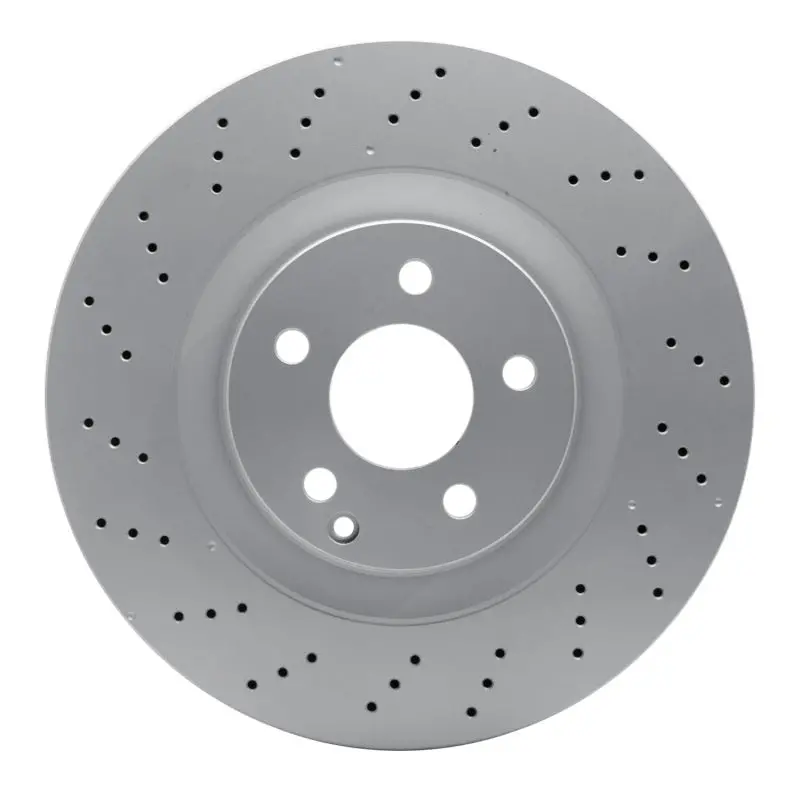 Dfc 07-14 Mercedes-Benz S600 Front Drilled Geospec Coated Rotor 1