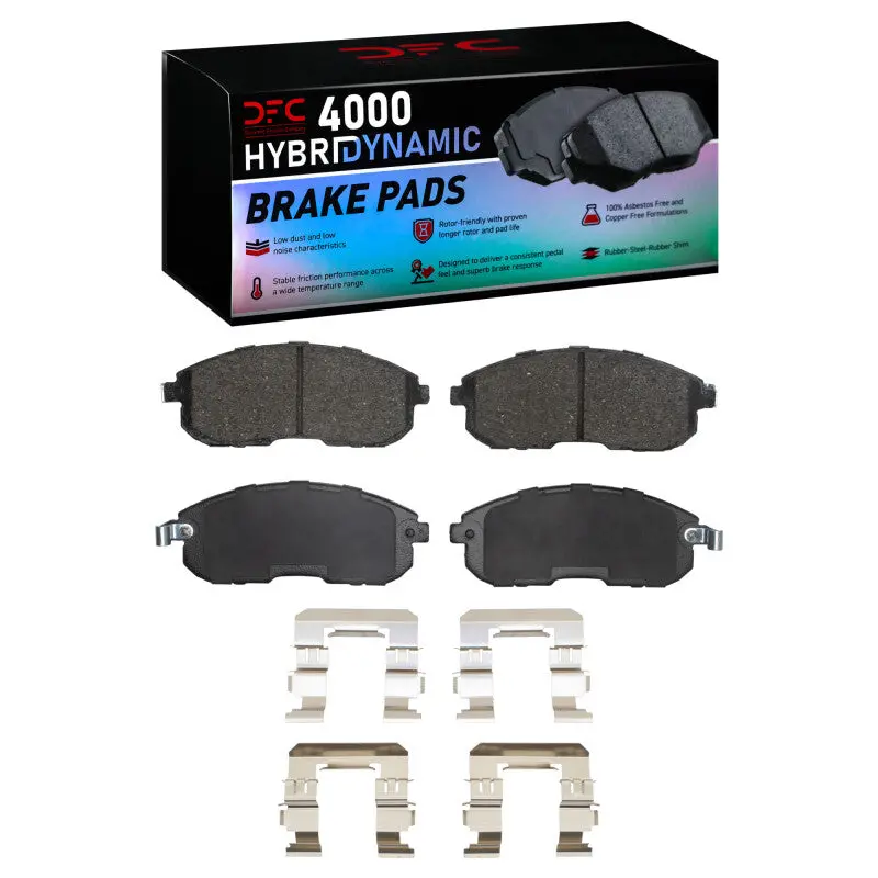 Dfc 07-14 Suzuki Sx4 Front 4000 Hybridynamic Brake Pads And Hardware Kit 1