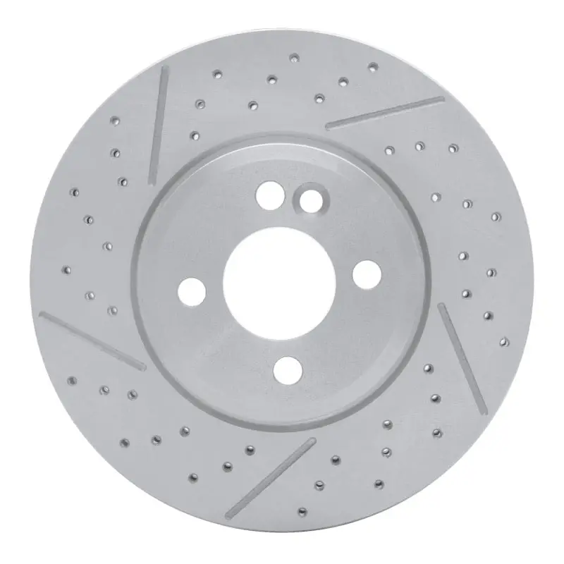 Dfc 07-15 Mini Cooper Clubman Front Drilled And Slotted Brake Rotor 1