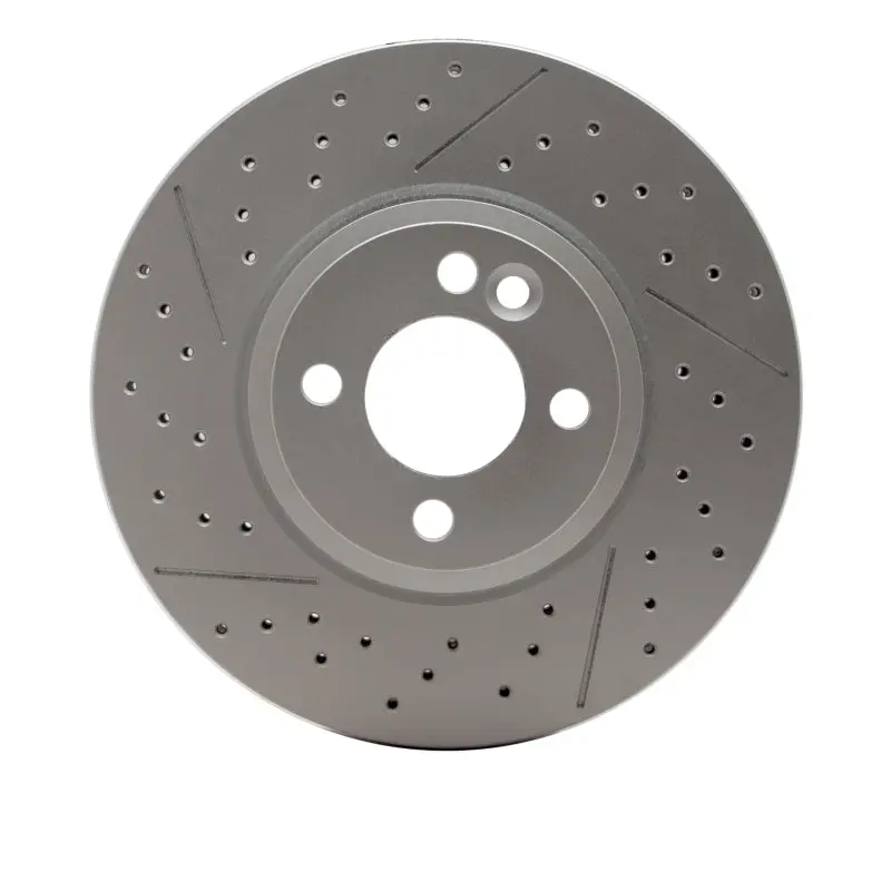 Dfc 07-15 Mini Cooper (Excl Clubman) Front Drilled Geospec Coated Rotor And Slotted 1