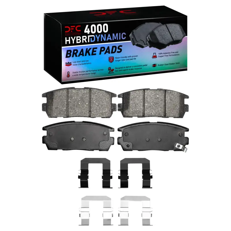 Dfc 07-17 Chevrolet Captiva Rear 4000 Hybridynamic Brake Pads And Hardware Kit 1