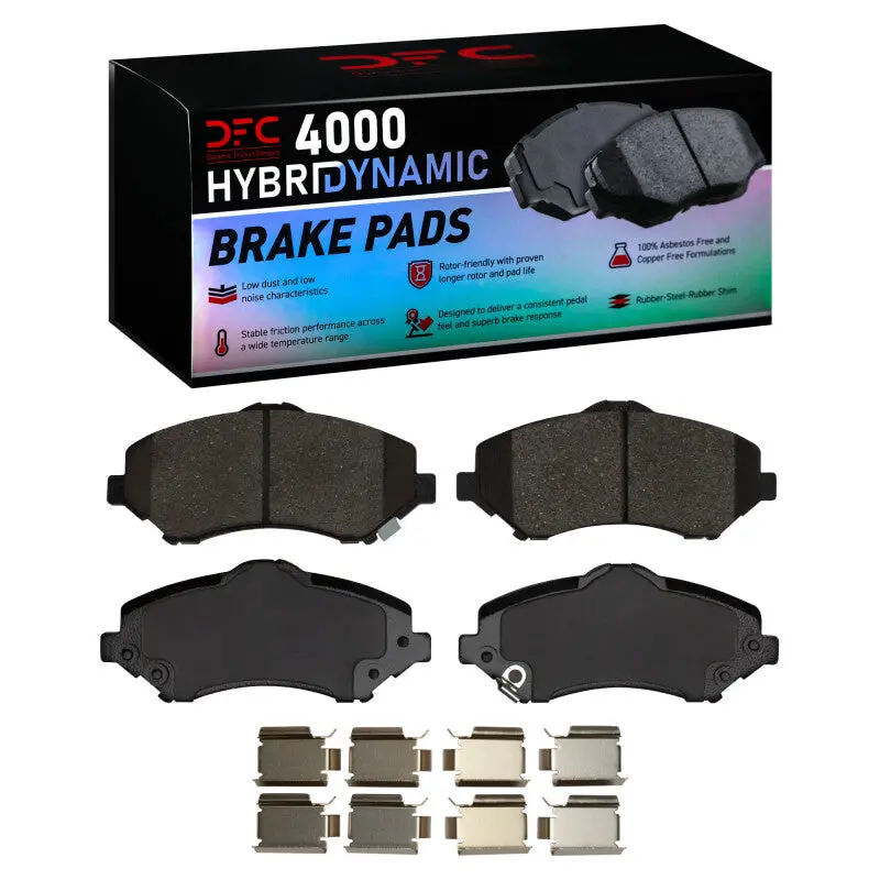 Dfc 07-18 Chrysler Town & Country Front 4000 Hybridynamic Brake Pads And Hardware Kit 1