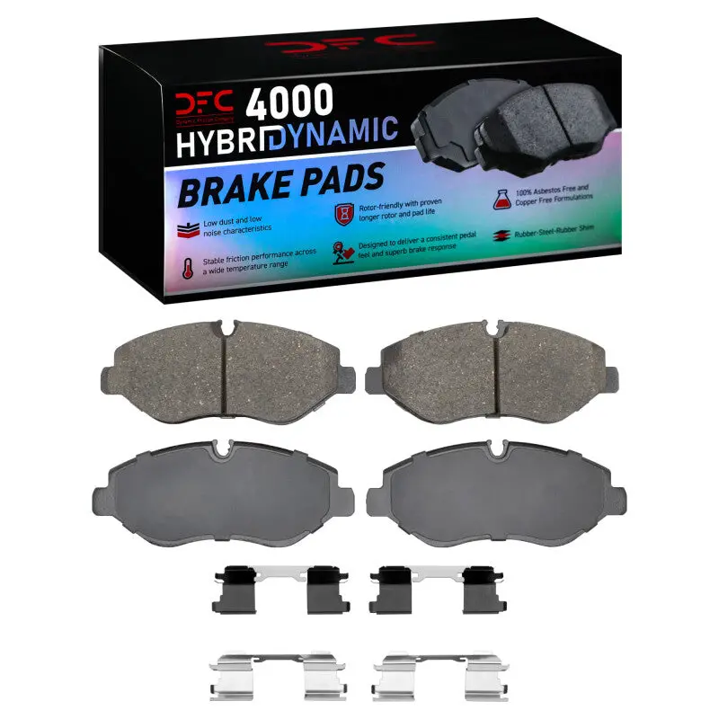 Dfc 07-23 Dodge Sprinter 2500 Front 4000 Hybridynamic Brake Pads And Hardware Kit 1