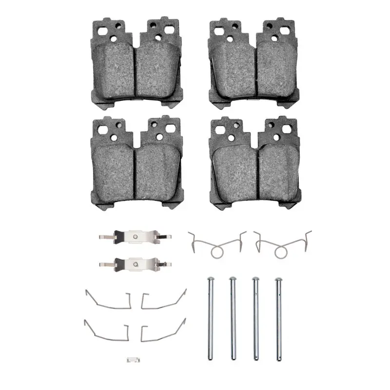 Dfc 07-25 Lexus Ls600h Rear 4000 Hybridynamic Brake Pads And Hardware Kit 1