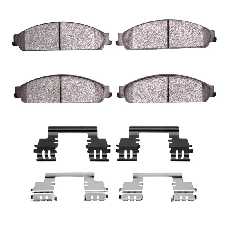 Dfc 08-09 Mercury Sable Front 4000 Hybridynamic Brake Pads And Hardware Kit 1