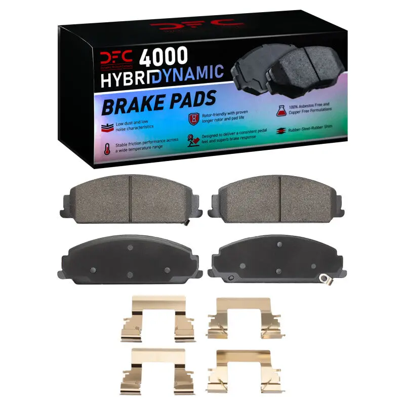 Dfc 08-09 Pontiac G8 Front 4000 Hybridynamic Brake Pads And Hardware Kit 1