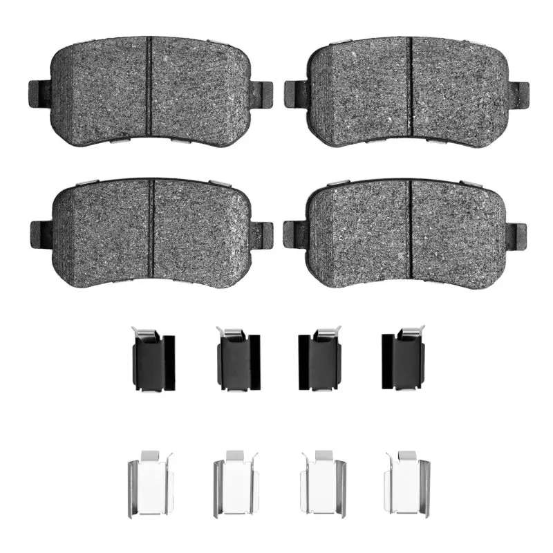 Dfc 08-12 Chrysler Town & Country Rear 4000 Hybridynamic Brake Pads And Hardware Kit 1
