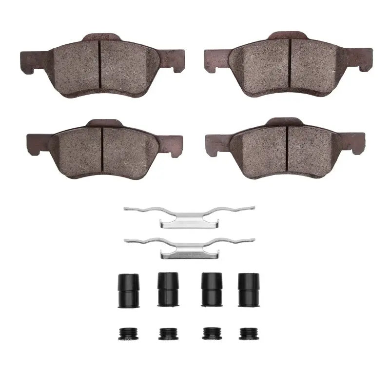 Dfc 08-12 Ford Escape Front 4000 Hybridynamic Brake Pads And Hardware Kit 1
