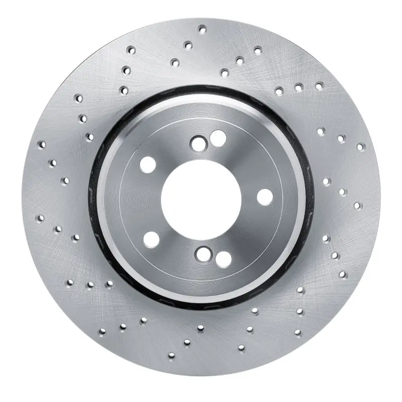 Dfc 08-13 Bmw M3 Left Rear Drilled Brake Rotor 1