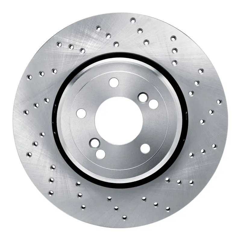 Dfc 08-13 Bmw M3 Right Rear Drilled Brake Rotor 1