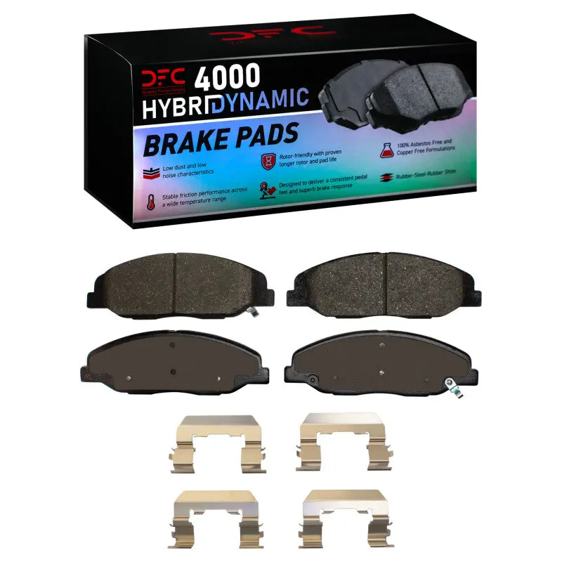 Dfc 08-14 Cadillac Cts Front 4000 Hybridynamic Brake Pads And Hardware Kit 1