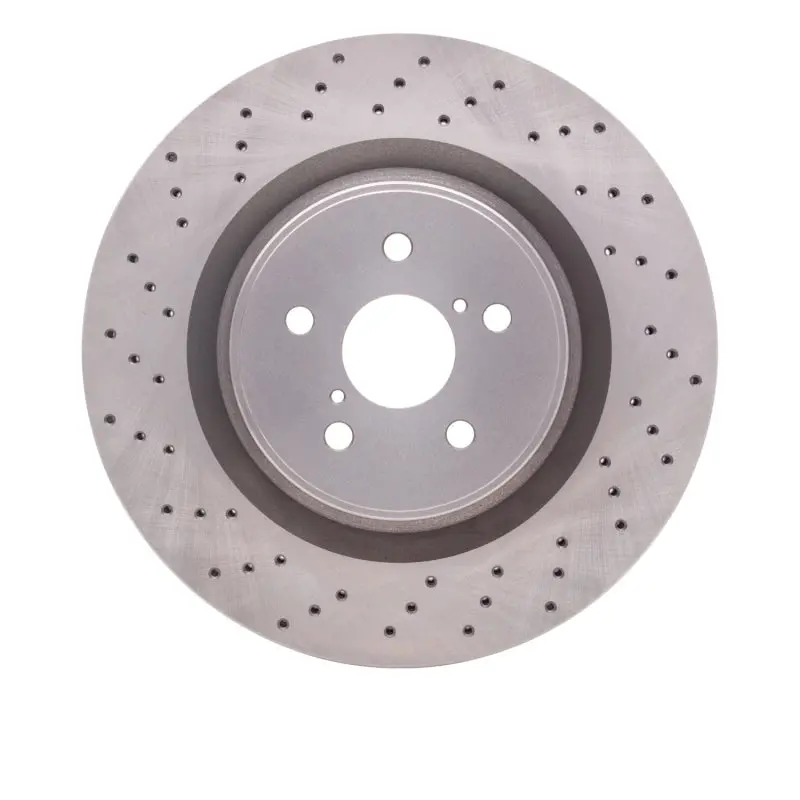 Dfc 08-14 Lexus Is F Front Drilled Brake Rotor 1
