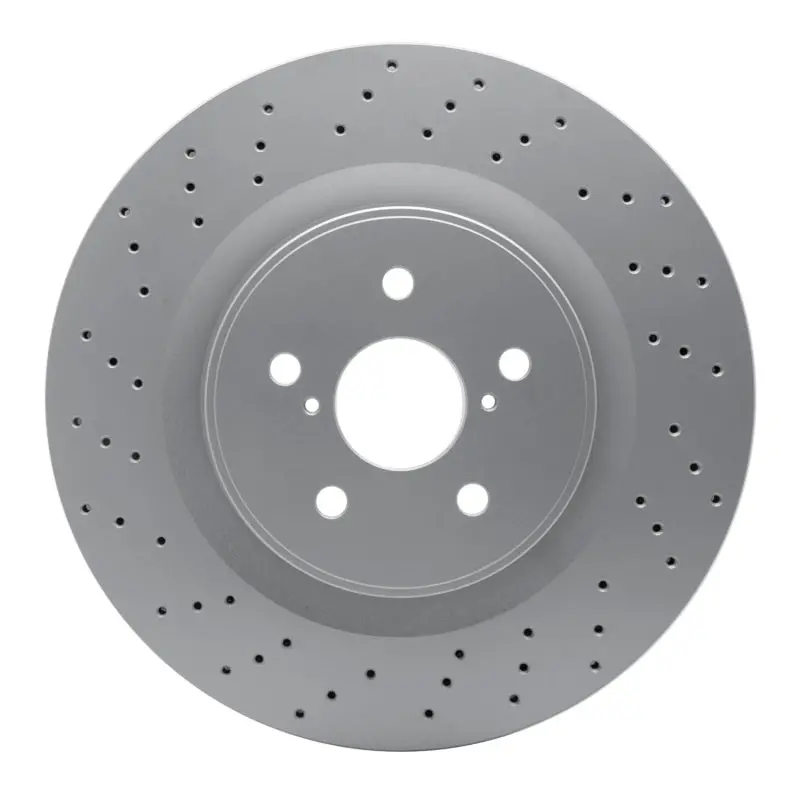 Dfc 08-14 Lexus Is F Front Drilled Geospec Coated Rotor 1