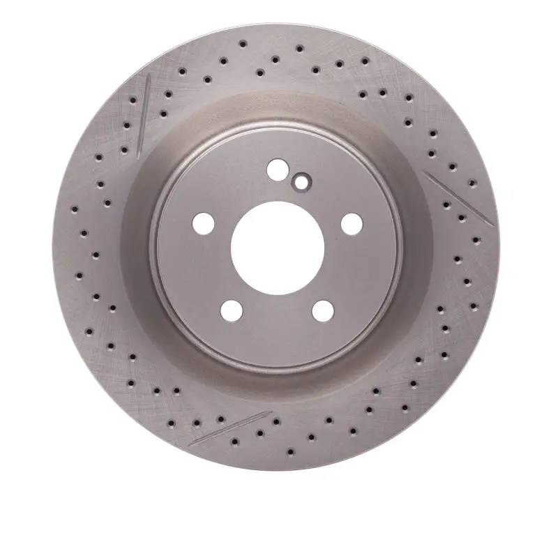 Dfc 08-15 Mercedes-Benz C63 Amg Rear Drilled And Slotted Brake Rotor 1