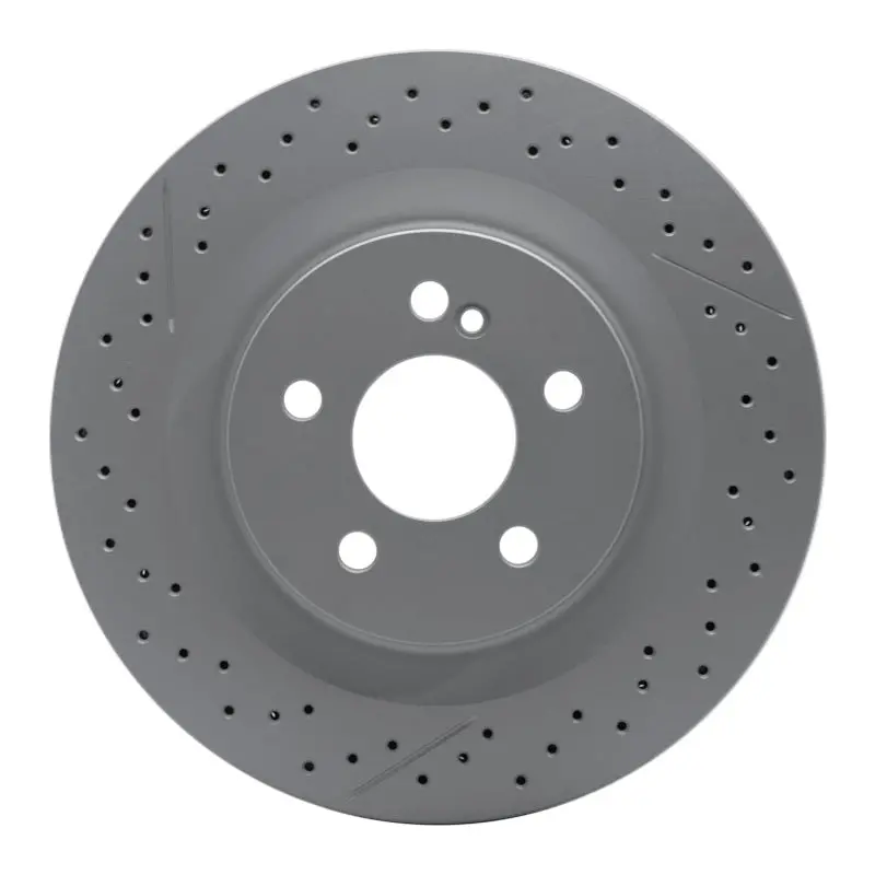 Dfc 08-15 Mercedes-Benz C63 Amg Rear Drilled Geospec Coated Rotor And Slotted 1