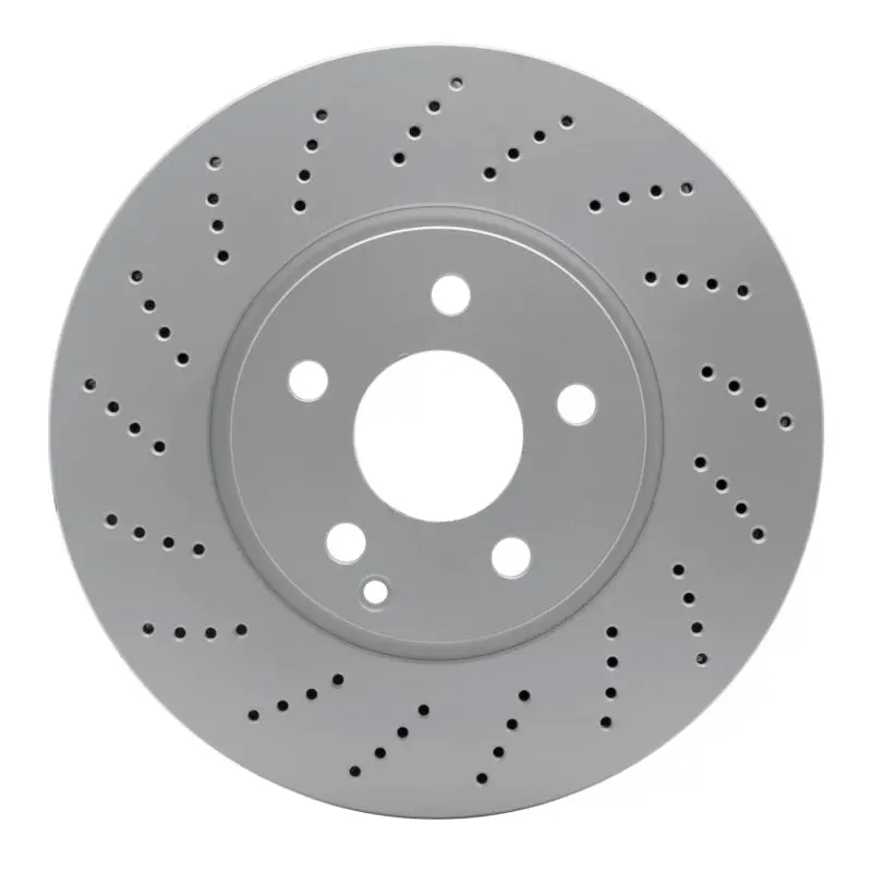 Dfc 08-16 Mercedes-Benz E400 Front Drilled Geospec Coated Rotor 1