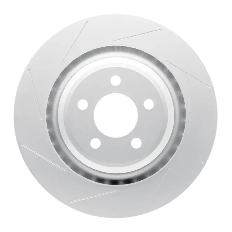 Dfc 08-20 Dodge Challenger Rear Slotted Hi-Carbon Alloy Geomet Coated Rotor 1