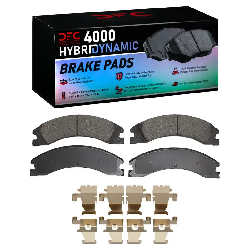 Dfc 08-25 Ford E-450 Super Duty Rear 4000 Hybridynamic Brake Pads And Hardware Kit 1