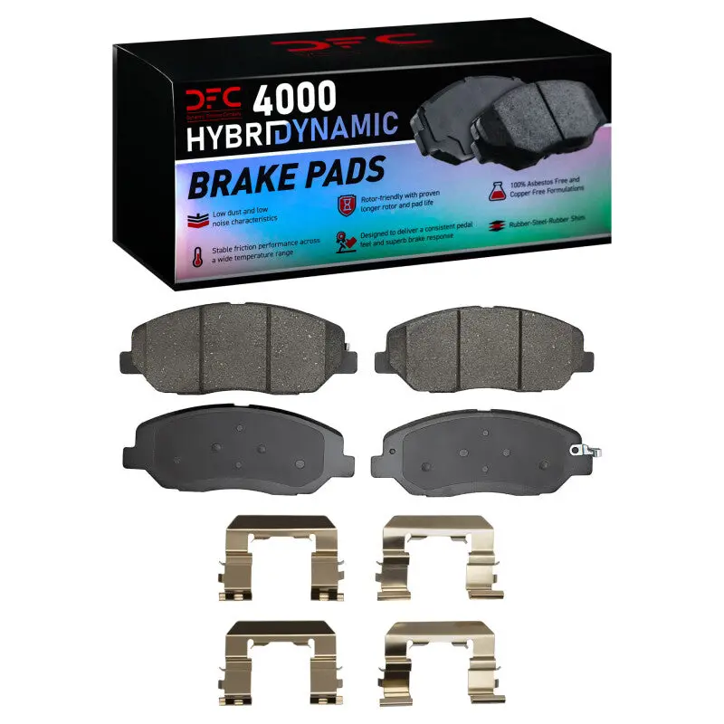 Dfc 09-11 Hyundai Genesis Sedan Front 4000 Hybridynamic Brake Pads And Hardware Kit 1