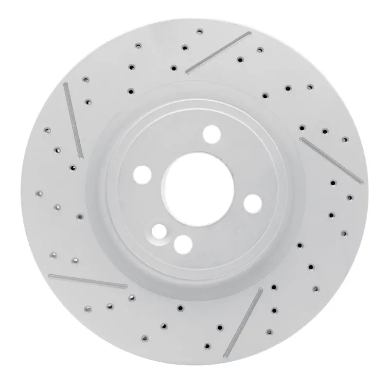 Dfc 09-14 Mini Cooper Clubman Front Drilled Geospec Coated Rotor And Slotted 1
